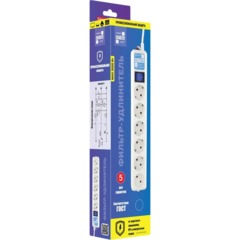 Сетевой фильтр Power Cube PRO 6р/1.9м 16А/3,5кВт бел (SPL(5+1)-16B-P-1,9M) - фото 3