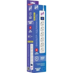 Сетевой фильтр Power Cube бел. 5 м 6 р 16А SPG6-16-5M - фото 3
