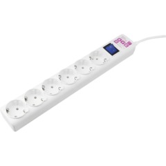 Сетевой фильтр Power Cube бел. 5 м 6 р 16А SPG6-16-5M - фото 4