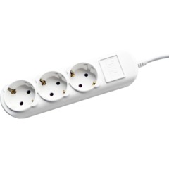 Удлинитель Power Cube 3р/3м без выкл 16А бел (PC-4-3M) - фото 5