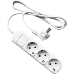Удлинитель Power Cube 3р/5м без выкл 16А бел (PC-4-5M) - фото 6