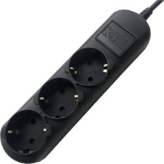 Удлинитель Power Cube 3р/5м без выкл 16А черн (PC-6B-5M) - фото 6