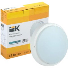 Светильник LED ДПО 4002 12Вт IP54 4000K круг белый IEK - фото 2