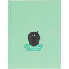Дневник школьн 40л.ЧЁРНЫЙ ПУШИСТЫЙ КОТИК,лянц.лам.,унив.Пастель,Д40-3868