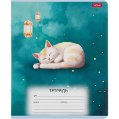 Тетрадь школьн 12л А5ф ЛИНИЯ,скоба,мел.карт,Пушистые сны,ассор,91382 - фото 4