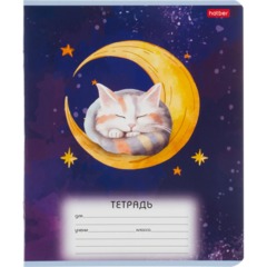 Тетрадь школьн 12л А5ф ЛИНИЯ,скоба,мел.карт,Пушистые сны,ассор,91382 - фото 6