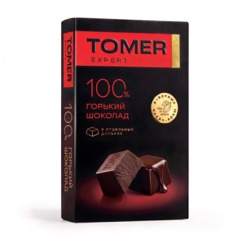 Шоколад Томер горький без сахара 100%, 70г - фото 3