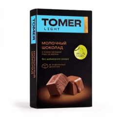 Шоколад Томер молочный без сахара 33%, 90г - фото 3
