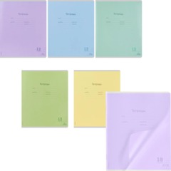 Тетрадь ЛИНИЯ 12л.проз.пласт.обл plastic cover КЛАССИКА NEW ассорти,12-1413