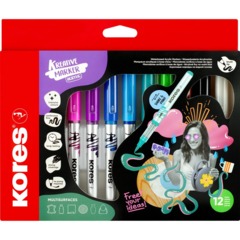 Набор маркеров Kreative Acrylic Marker liquid ink 12 цв, 25121