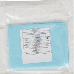 Фартук стерил., лам нетк  Tutami span гол.защит140см пл.35/40 1шт/уп  Гекса - фото 2