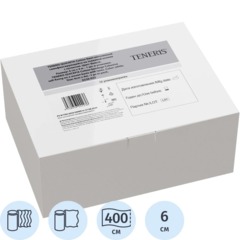Бинт самофикс эласт 4м х6см TENERIS QUICKFIX Cotton, 12шт/уп