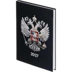 Ежедневник датированный 2027 Выбор есть, А5, 160л, 7БЦ, Герб
