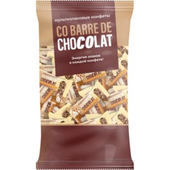 Конфеты мультизлаковые Co barre de Chocolat Карамельный Латте глазир, 900г