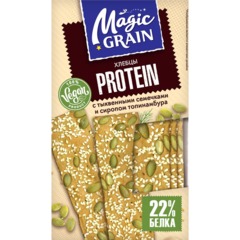 Хлебцы Magic Grain Protein с тыквен семечками и сиропом топинамбура, 140г