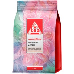 Чай листовой черный A-tea Ассам индийский, 200г