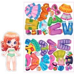 Игра магнитная Одевашки. Карина Магнитные истории,05314 - фото 2