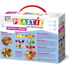 Игра развивающaя Пластик на липучках Фрукты и овощи 10KOR PLASTIC,02865 - фото 11