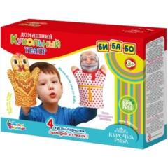 Игровой набор Домашний кукольный театр Курочка Ряба(4 куклы-перч),03643