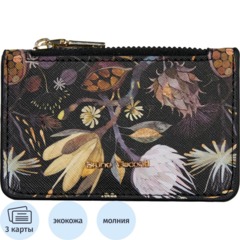 Картхолдер на молнии  flora.ночные цветы, 11.5 x 0,7 x 7,5 см 14-096/01