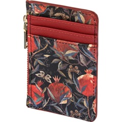Картхолдер на молнии  flora.гранат, 11.5 x 0,7 x 7,5 см 14-096/03 - фото 2