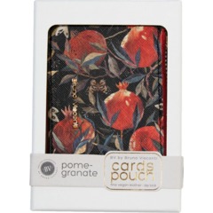 Картхолдер на молнии  flora.гранат, 11.5 x 0,7 x 7,5 см 14-096/03 - фото 4