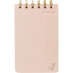 Блокнот BV CUTE A6- 100л линейка гребень TOTAL BEIGE 3-100-005/17