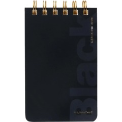 Блокнот BV CUTE A6- 100л линейка гребень BLACK 3-100-005/18