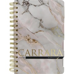 Бизнес-тетрадь BV ART А5+ 120л гребень, с разделителями CARRARA 3-737/12