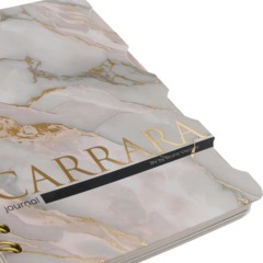 Бизнес-тетрадь BV ART А5+ 120л гребень, с разделителями CARRARA 3-737/12 - фото 4