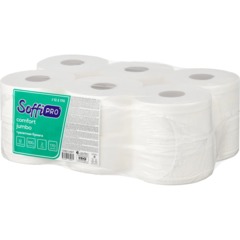 Бумага туалетная д/дисп SoffiPRO Комфорт 2сл бел перф 170м12рул/уп_10901497 - фото 4