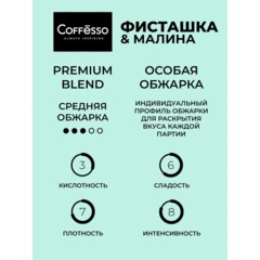 Кофе молотый в дрип-пакетах Coffesso Friendly Pistachio & Raspberry,5штx10г - фото 4