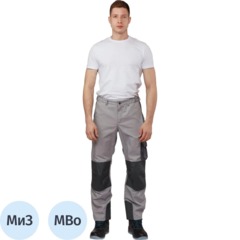Брюки лет муж TOPFORT Акетон (л33) сер 136-140/182-188 (МВО)