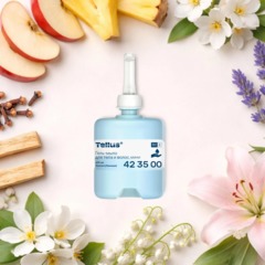 Картридж с жидким гель-мылом Tellus Premium SC2 д/тела и волос 475мл_423500 - фото 3