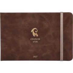 Еженедельник датированный 2027 IF 160x105 64л тверд с рез Шанс I2052/brown