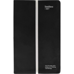 Еженедельник датированный 2027 IF 130x205 64л мяг рез Безгранич I2037/black
