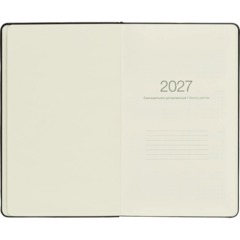 Еженедельник датированный 2027 IF 130x205 64л мяг рез Безгранич I2037/black - фото 5
