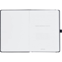 Ежедневник недатированный IF 140x200мм 160л тверд с рез Грация I1860/black - фото 6