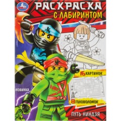 Раскраска с лабиринтом микс 195х255 16стр 14шт/уп, в ас-те - фото 45