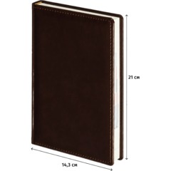 Ежедневник датированный 2027 Attache А5, 143х210мм, 180л, бордовый - фото 18