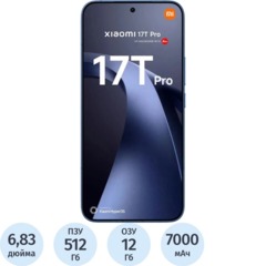 Смартфон Xiaomi 17T Pro RU 12+512 Deep Blue