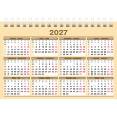 Календарь-домик настольный 2027 Дел.чел.160х105 Золото-Россия 12КД6гр_36444 - фото 15