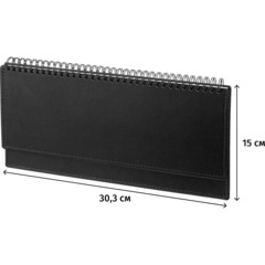 Планинг датированный 2027 Attache Вива 303х150мм 60л черный - фото 13