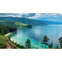 Календарь настенный 3-х блочный 2027 Attache Премиум+блокнотыБайкал 440х835 - фото 2