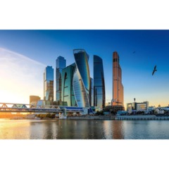 Календарь настенный 3-х блочный 2027 Attache Москва-Сити 305х675мм - фото 2