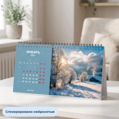Календарь-домик настольный 2027 Attache деревня 240х130мм - фото 6