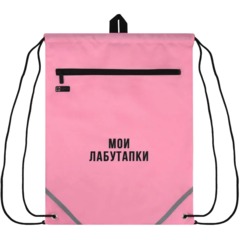Мешок для обуви Феникс+  ФРАЗЫ С ХАРАКТЕРОМ 36x48 см, 1 отдел/72173 - фото 2