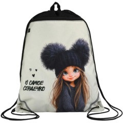 Мешок для обуви Феникс+ ДЕВЧОНКА В ШАПКЕ 36x48 см, 1 отдел/72168