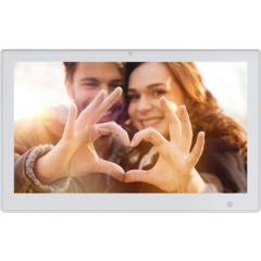 Фоторамка цифровая Digma 13.3PF-1300 IPS 1920x1080 белый ПДУ Видео PF1300W - фото 2