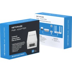 PoE-инжектор Netcraze 1Gbit/PoE+ 30 Вт Adapter (NPA-150) - фото 4